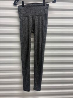 Aerie Chill Play Move Heathered Gray Ankle Legging S Women Pockets Elastic Waist