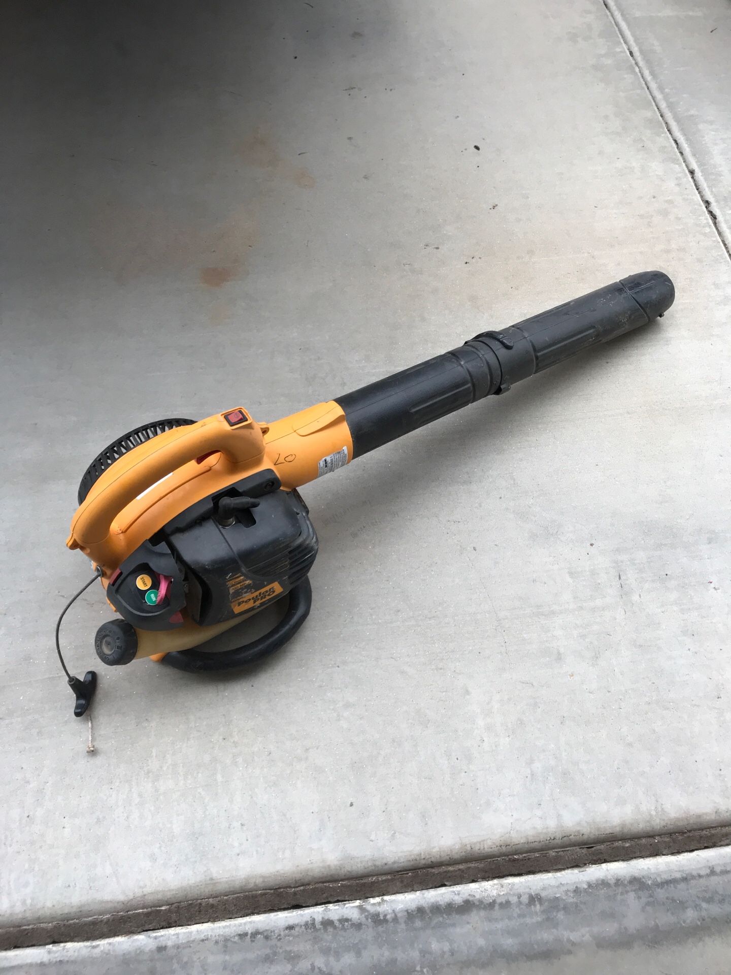Poulan Pro Gas Leaf Blower Model bvm200fe