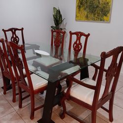 Dining Room Matching Set of 6 Fine Chinese Solid rare Rosewood Chairs
