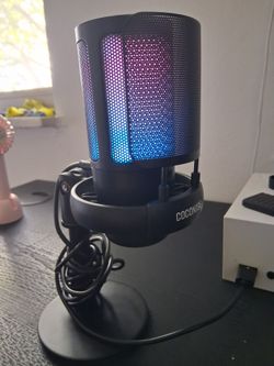 Coconise USB Desktop Microphone with RGB Lighting