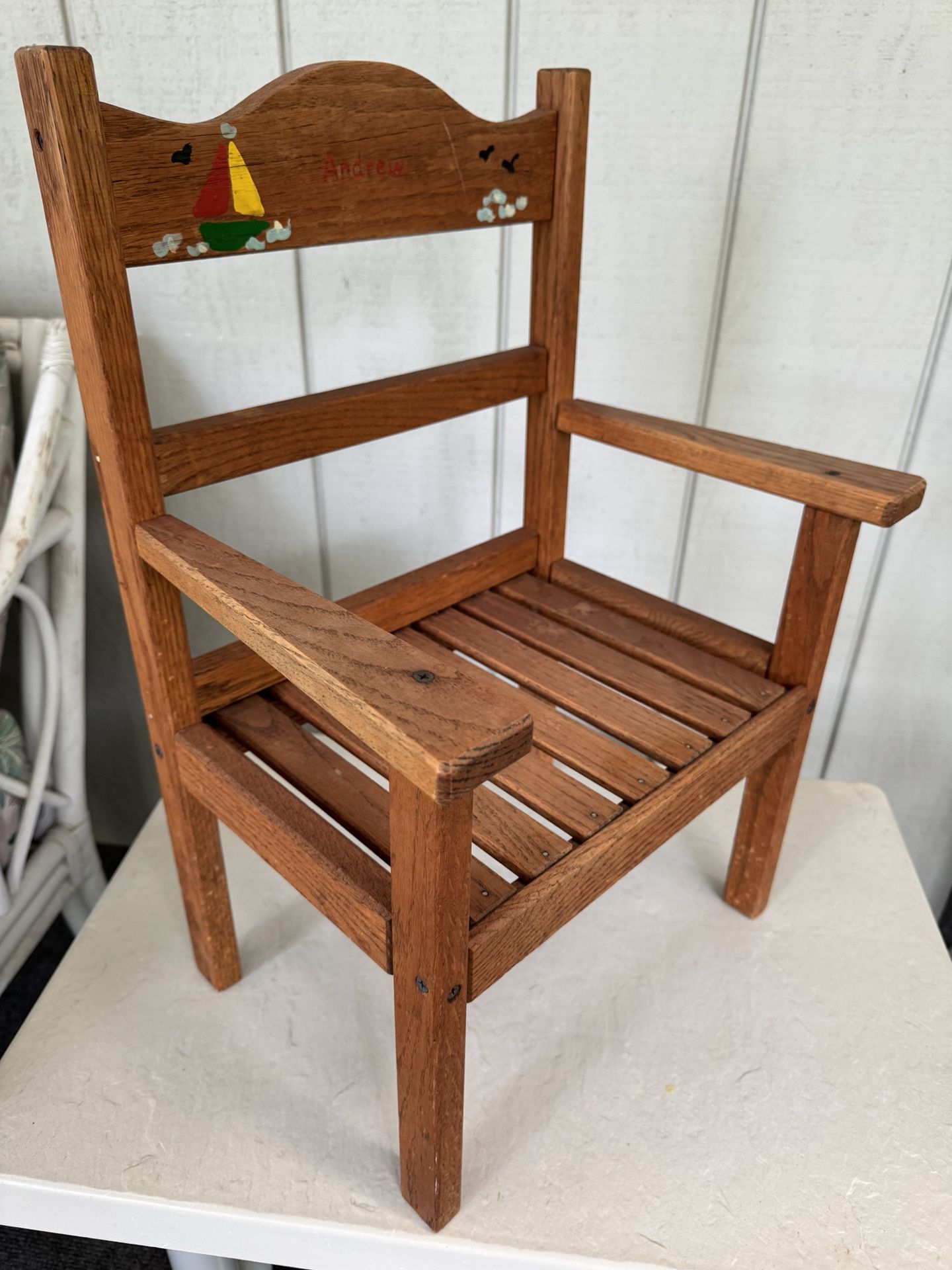 Child Sized Wooden Chair