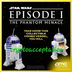 R2D2 POPCORN & DRINK VESSEL AMC EXCLUSIVE MAY THE 4TH