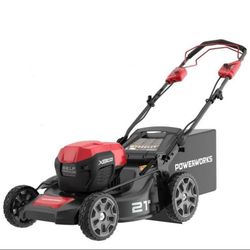 Power works 40V 21 inch Brushless Cordless Lawn Mower