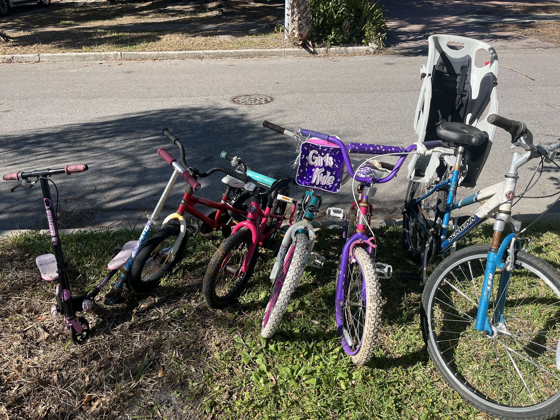 Free bikes And Scooters - Some Need Repair