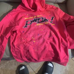 I pink Spider Hoodie 
