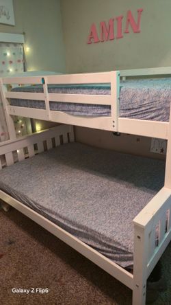 Full & twin size bunk bed