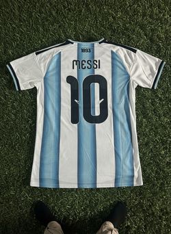 🔥ARGENTINA MESSI WORLD CUP HOME JERSEY 🇦🇷 ONLY SIZES M & L