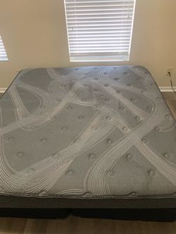 King Size bed & mattress- ready for pickup