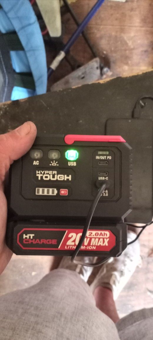 Hyper Tough Inverter And Battery