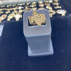 10kt Real Gold Texas Ring