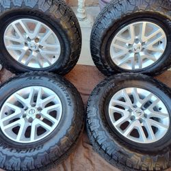 16" NISSAN FRONTIER XTERRA PATHFINDER WHEELS TIRES LIKE  NEW