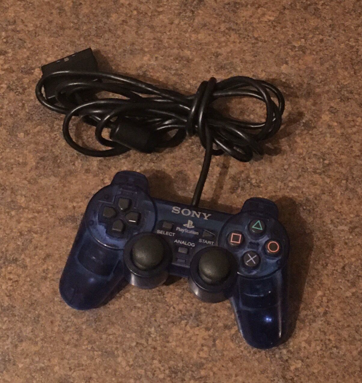 Sony PS2 PlayStation 2 DualShock 2 Ocean Blue Controller