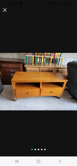 Solid Wood Entertainment Center DELIVERY AVAILABLE 