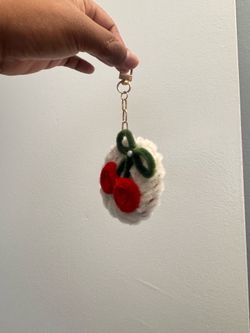 Handmade Pipe cleaner mirror keychain