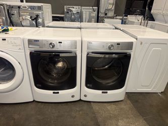 MAYTAG XL CAPACITY WASHER DRYER ELECTRIC SET FREE DELIVERY