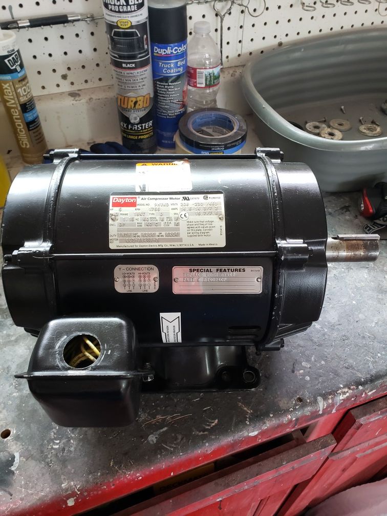 Dayton air compressor motor