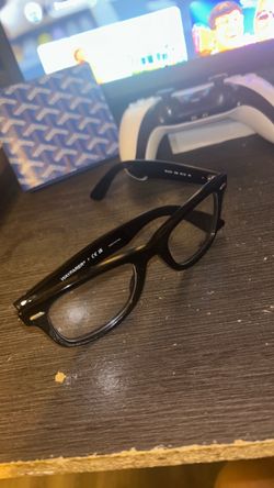 ray bands (not meta) and burberry glasses