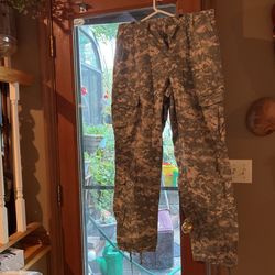 Camouflage Jacket, Two Pairs Of Pants,