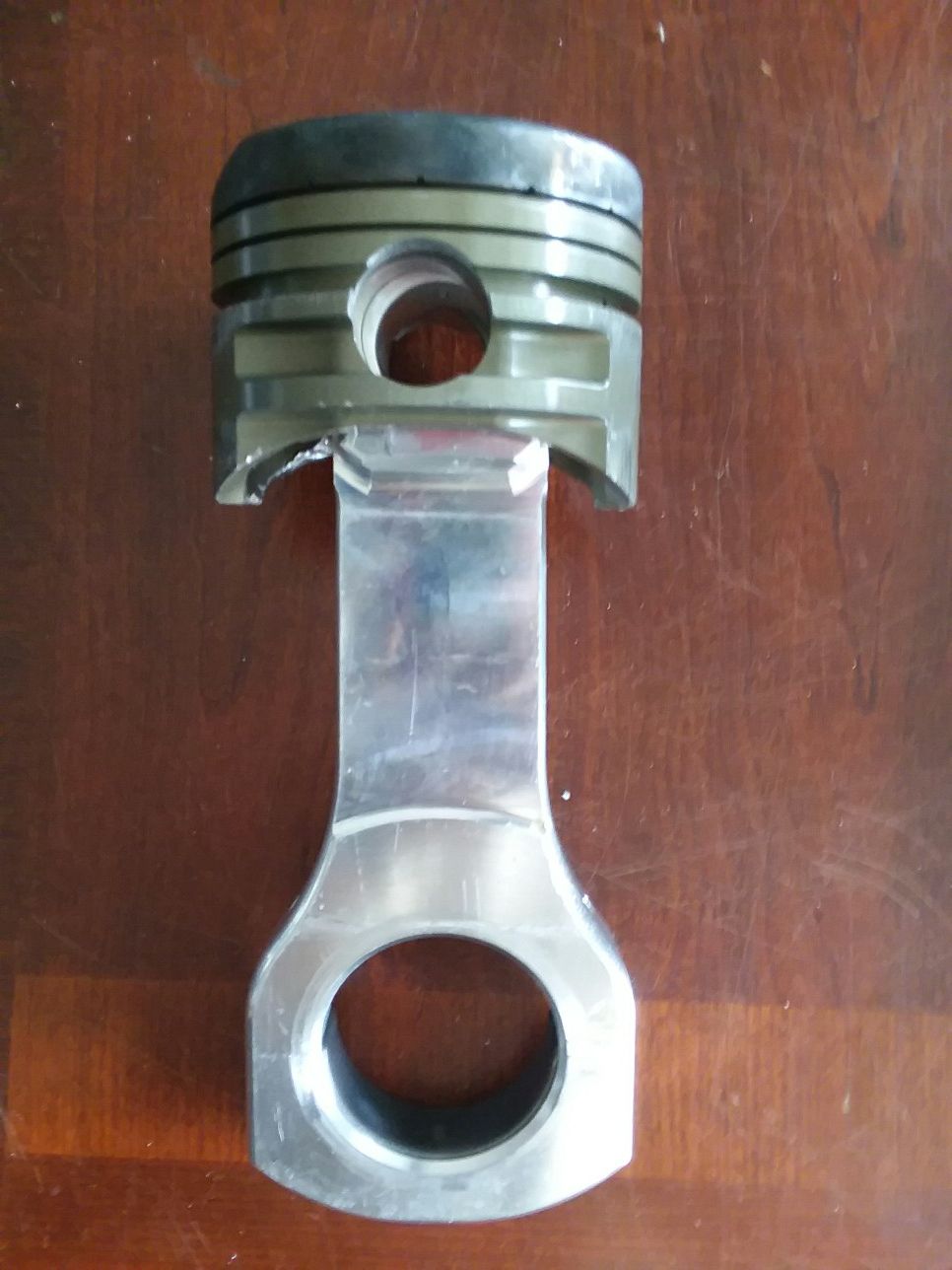 NHRA Top Fuel Piston and Connecting Rod