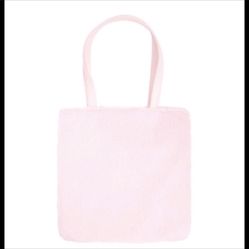 Baby Pink Faux Fur Tote Bag🍓