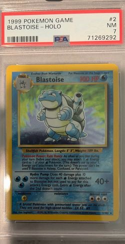 1999 blastoise Pokémon base set