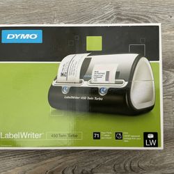 DYMO LabelWriter 450 Turbo High Speed Label Printer for PC or Mac 1750283 NEW