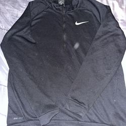 Women’s Nike Dry Fit Quarter Zip Pull Over Sweater Size Large