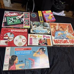 Vintage Board Games Lot 