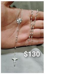 925 Sterling Silver Rosary And Bracelets/Rosarios Y Brasaletes Estilos Rosarios De Plata 925