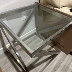 Small glass table