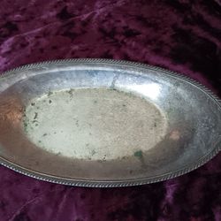 Silver Platter (Antique, Unpolished)