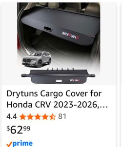 Cargo Cover for Honda CRV /Retractable Trunk Cover