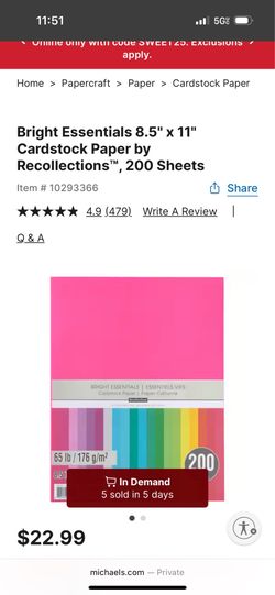 pre cut construction paper