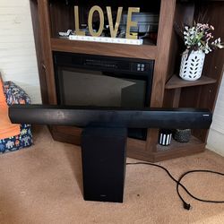 Samsung Soundbar And Subwoofer
