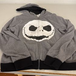 Disney Jack Skellington zip up sweatshirt with pockets