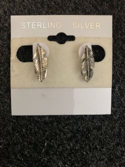 Silver earrings