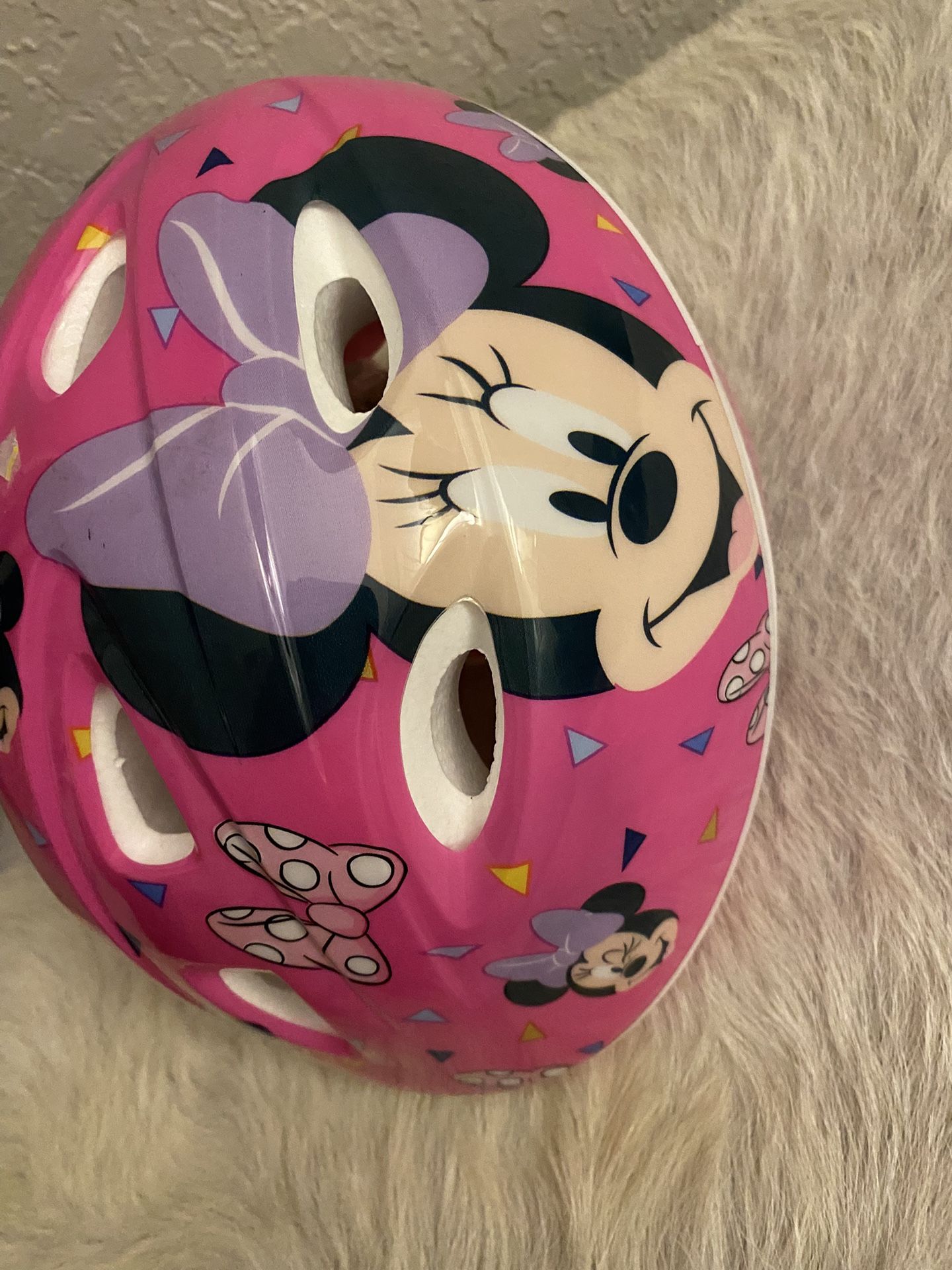 New Minnie Mouse Bicycle Helmet