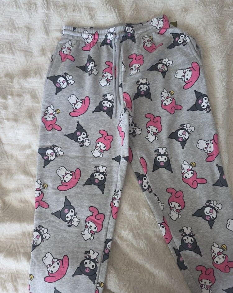 Kuromi And My Melody Sweat Pants