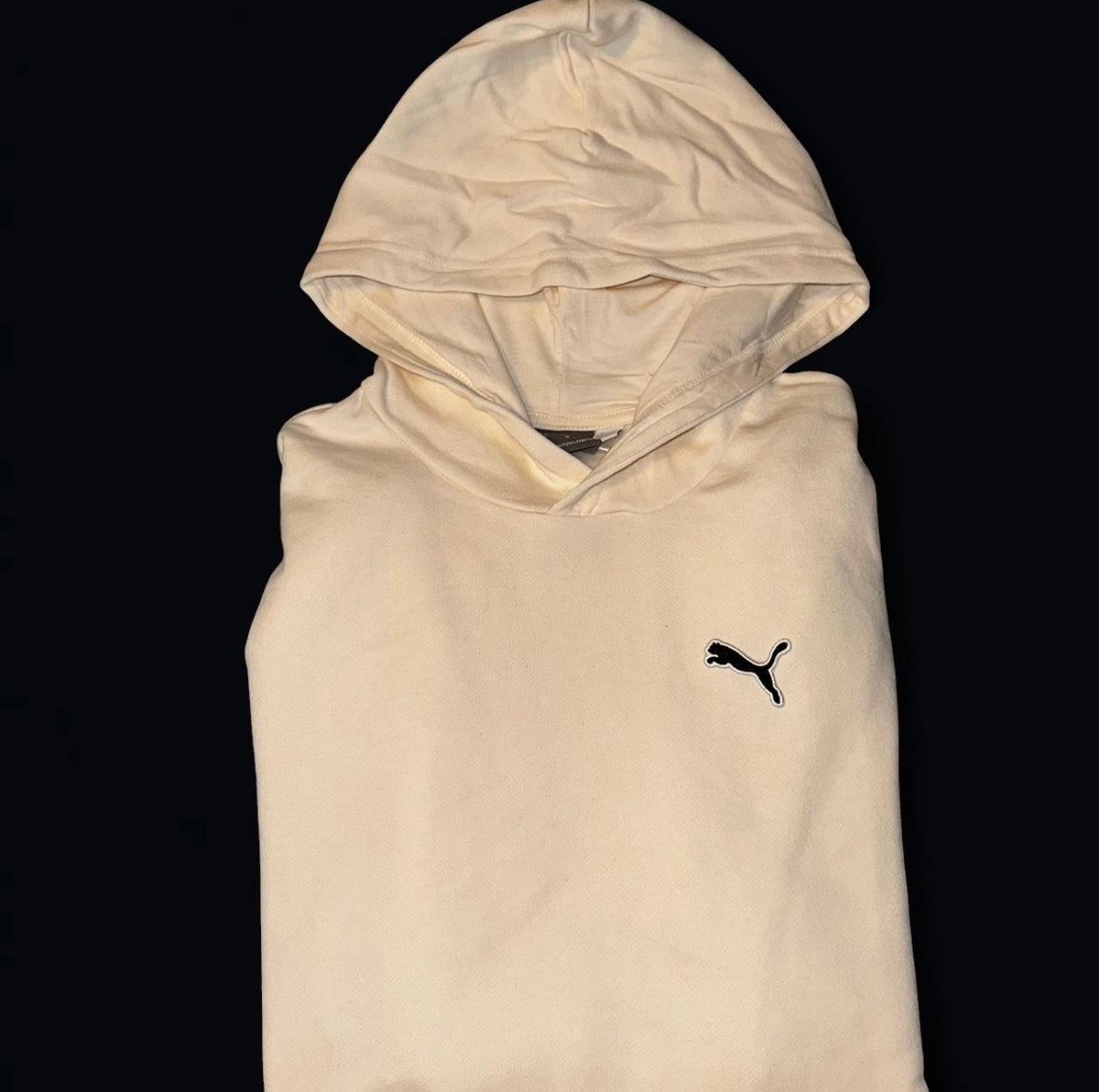 Cream Puma hoodie
