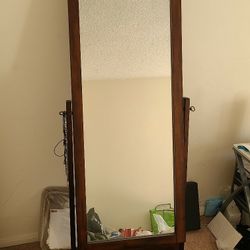 Standing Tilting Mirror, Table, Tv Stand, Memory Card, Very Nice
