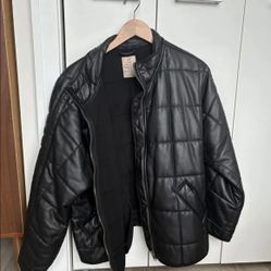 Free People Vegan Leather Jacket