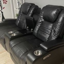 Sofa Reclinable Eléctrico 