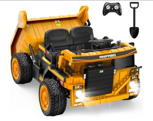 24V 2-Seater Ride On Dump Truck - Powerful Dual Motors & Parent Remote!