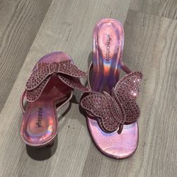 Jeffrey Campbell Pink Butterfly Kitten Heels: BEST OFFER!