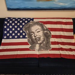 Marilyn Monroe (Norma Jean) American Flag
