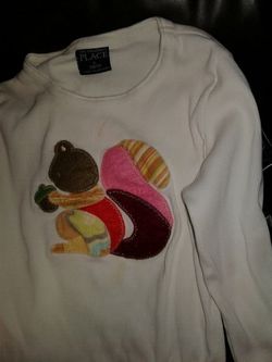 Off white long sleeve shirt childrens place 10 12