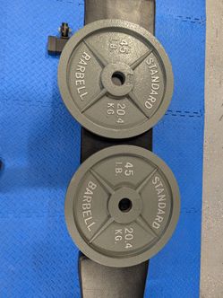 CAP Barbell 2-Inch Olympic 45lb Weight Plate pair