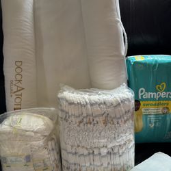 Baby Changing Bed/ Diapers 