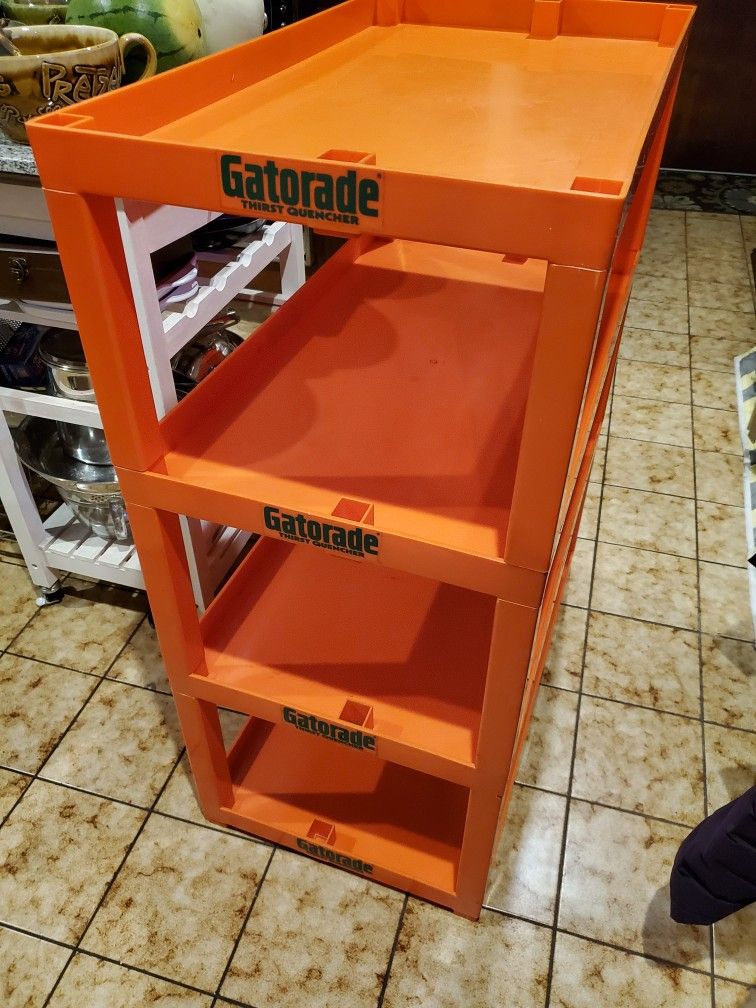 Shelving GATORADE 4 Shelf Display Or Storage Unit