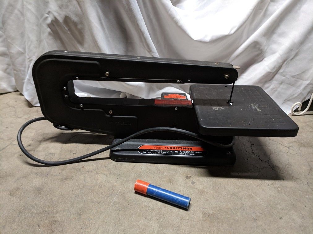 Sears craftsman motorized scroll saw deals